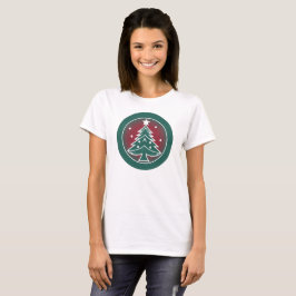 Camiseta Abeto Festivo: Um Delight de Natal