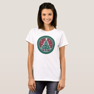 Camiseta Abeto Festivo: Um Delight de Natal