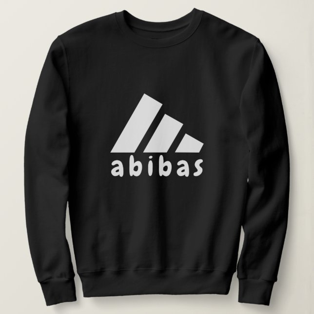 Camiseta abibas - ADIDAS Parody Logo Gag Gift (Frente do Design)
