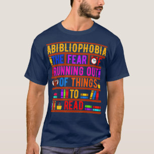 Camiseta Abibliofobia Bibliomania Medo Ler Bo Bibliófilo