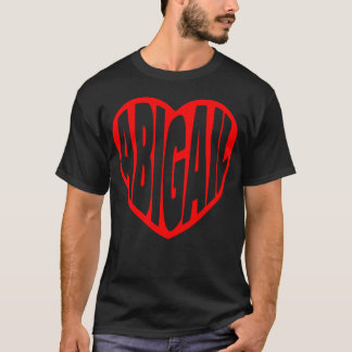 Camiseta Abigail no meu Coração retro