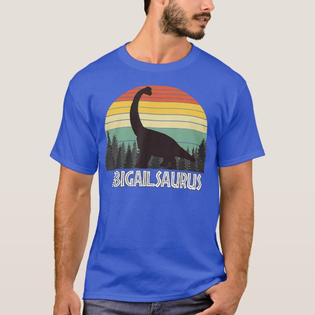 Camiseta Abigailsaurus Abigail saurus (Frente)