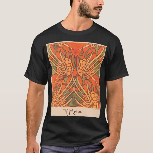 Camiseta Abimilech Por Koloman Moser. (Original) (Frente)