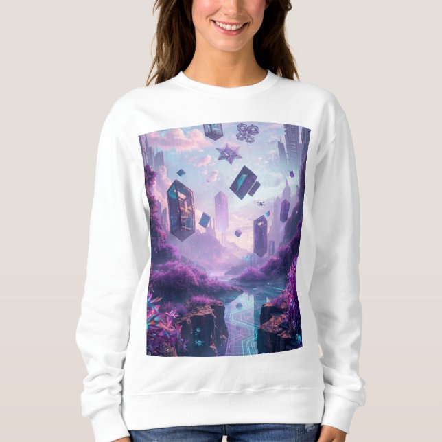 Camiseta Abismo de Néon do Coletivo Data-River (Frente)
