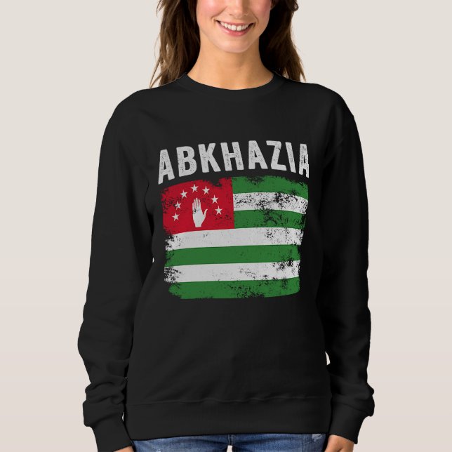 Camiseta Abkhazia Flag Distressed  Men Women Kids  Abkhaz F (Frente)