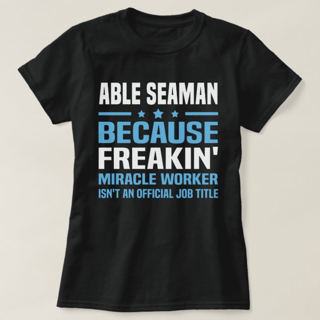 Camiseta Able Seaman (Frente do Design)