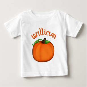 Camiseta Abóbora alaranjada bonito para William