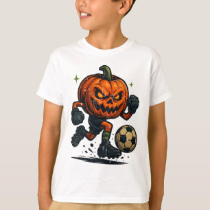 Camiseta Abóbora Assustadora de Halloween Antiga Mostrando 