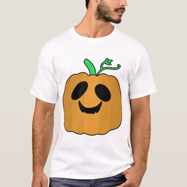 Camiseta Abóbora Assustadora Halloween V2 (Frente)
