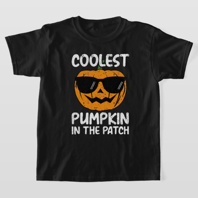 Camiseta Abóbora Ativa no sistema transdérmico, Halloween (Postura )