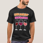 Camiseta Abóbora Bêbada Bebendo Engraçada Bachelorette<br><div class="desc">Bêbados Bêbados Vinhos Bebendo Engraçado Festa de solteira Divertido</div>