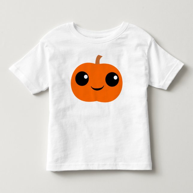 Camiseta Abóbora bonito do Dia das Bruxas (Frente)