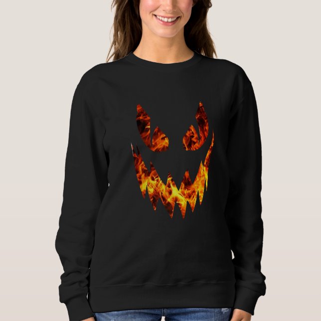 Camiseta Abóbora Cara Fogo Furioso (Frente)