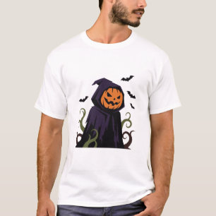 Camiseta Abóbora Ceifador Halloween