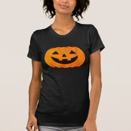 Camiseta Abóbora Clássica de Halloween com Luz