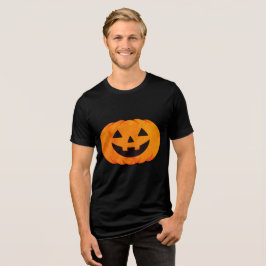 Camiseta Abóbora Clássica de Jack-O'-Lantern Glow Halloween