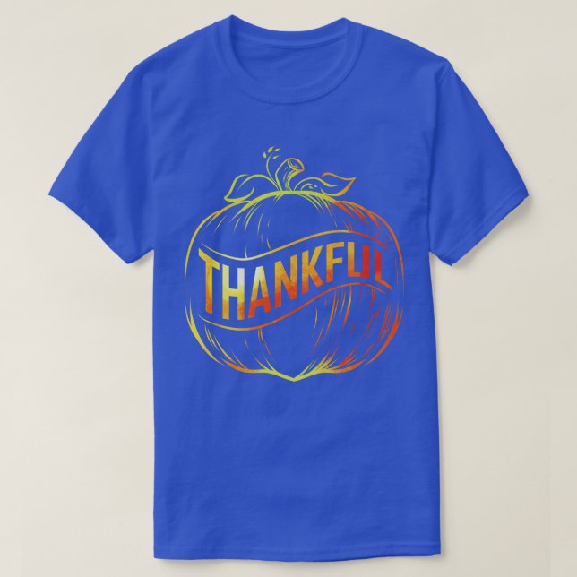 Camiseta Abóbora Com Banda Fita Graças (Frente do Design)