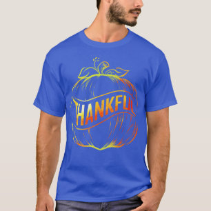 Camiseta Abóbora Com Banda Fita Graças