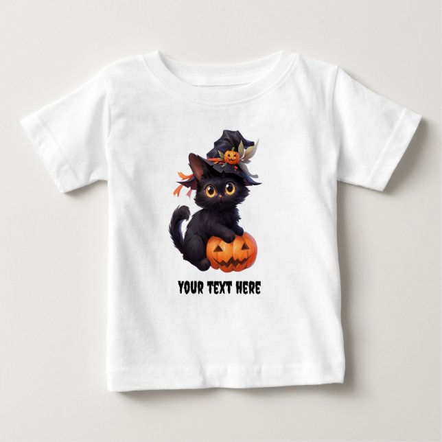 Camiseta Abóbora-de-bruxa-do-halloween (Frente)