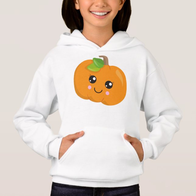 Camiseta Abóbora De Halloween, Abóbora Sorridente, Truque O (Frente)