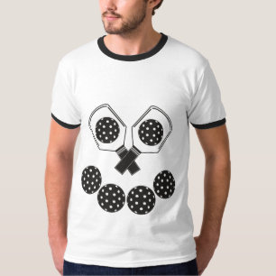 Camiseta Abóbora de Halloween Feliz de Pickleball