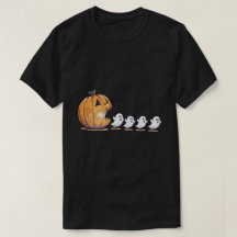 Abóbora de Halloween Perseguindo Fantasma Png, Hal