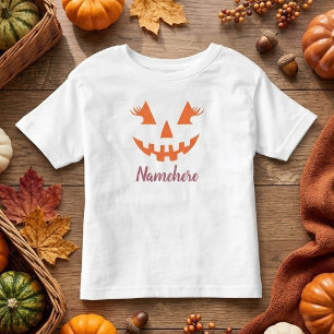 Camiseta Abóbora de Halloween Personalizada Feminina Jack O