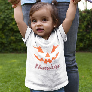 Camiseta Abóbora de Halloween Personalizada Feminina Jack O
