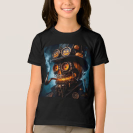 Camiseta Abóbora de Halloween Steampunk Gótico