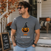 Abóbora de Halloween “TCHU!” – Nome Personalizado