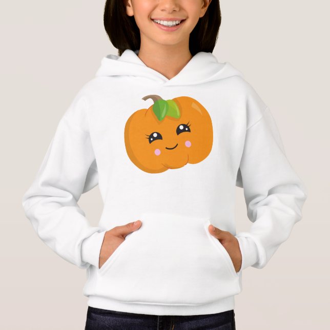 Camiseta Abóbora De Halloween, Truque Ou Tratamento, Abóbor (Frente)