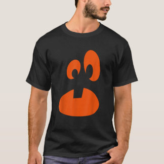 Camiseta Abóbora de Jack O Lantern Rosto Engraçado Fantasia