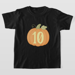 Camiseta Abóbora-de-outono 10.º Aniversário | Festa de Hall