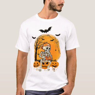 Camiseta Abóbora do Dia das Bruxas