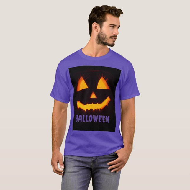 Camiseta Abóbora do Halloween 🎃 (Frente Completa)