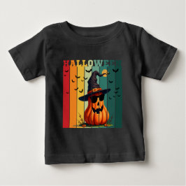 Camiseta Abóbora engraçada fofa de Halloween vintage outono