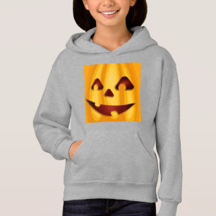 Camiseta Abóbora esculpida sorrindo design de Halloween