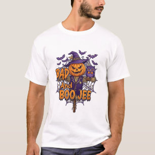 Camiseta Abóbora Espantalho Coruja Roxa Morcegos Bad Boo Je