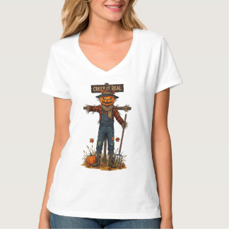 Camiseta Abobora Espantalho de Creep It Real Design de Hall