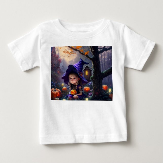Camiseta abóbora/fantasia/Halloween/desenho animado (Frente)