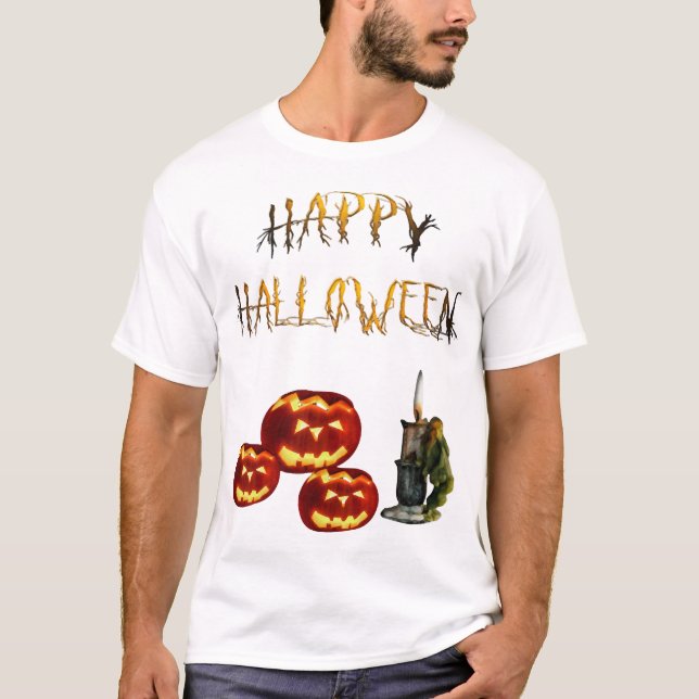 Camiseta Abóbora Halloween (Frente)