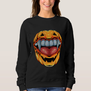 Camiseta Abóbora Halloween Riso O Vampiro de Cabeça de Abób