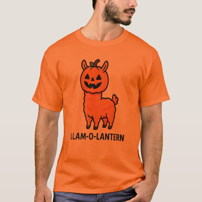 Camiseta Abobora-lama de Halloween (Frente)