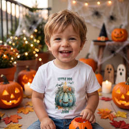 Camiseta Abóbora Little Boo para Meninos