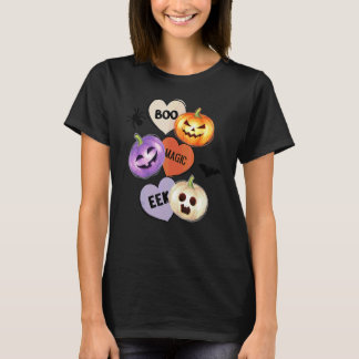 Camiseta Abóbora Mágica Boo Temporada Fofo Outono Dia das B