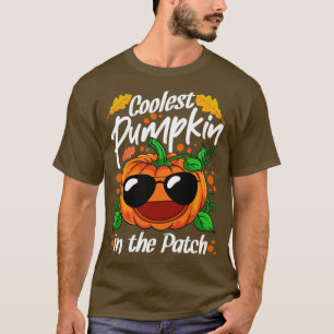 Camiseta Abóbora Mais Fria No Patch Halloween1