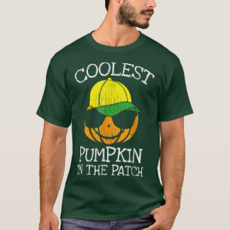 Camiseta Abóbora Mais Legal Do Halloween Nos Meninos Engraç