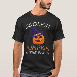Camiseta Abóbora Mais Legal Do Halloween Para Meninos e Men