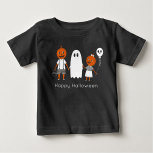 Camiseta Abóbora Meninos No Halloween