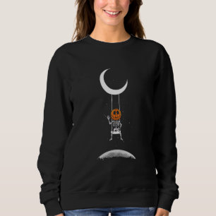 Camiseta Abóbora no Balanço da Lua Assustador Sinistro Hal